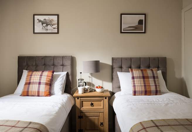 See the sun stream in.