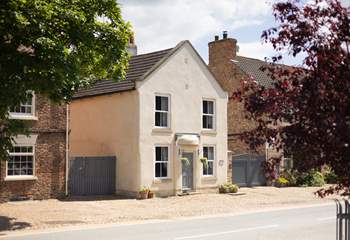 Cobbled pavements grace this lovely village near Thirsk.