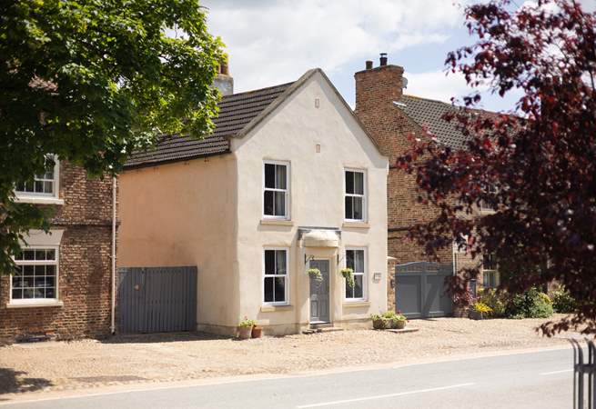 Cobbled pavements grace this lovely village near Thirsk.
