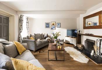 Put your feet up and relax on the sumptuous sofas.