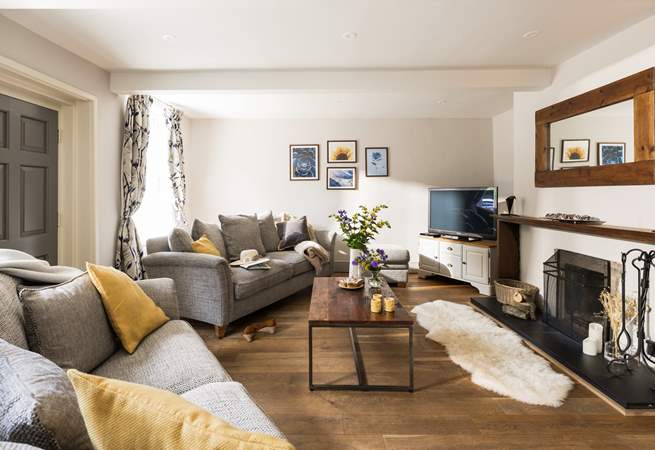 Put your feet up and relax on the sumptuous sofas.