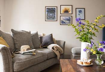 Pretty wildflowers from the courtyard garden. 