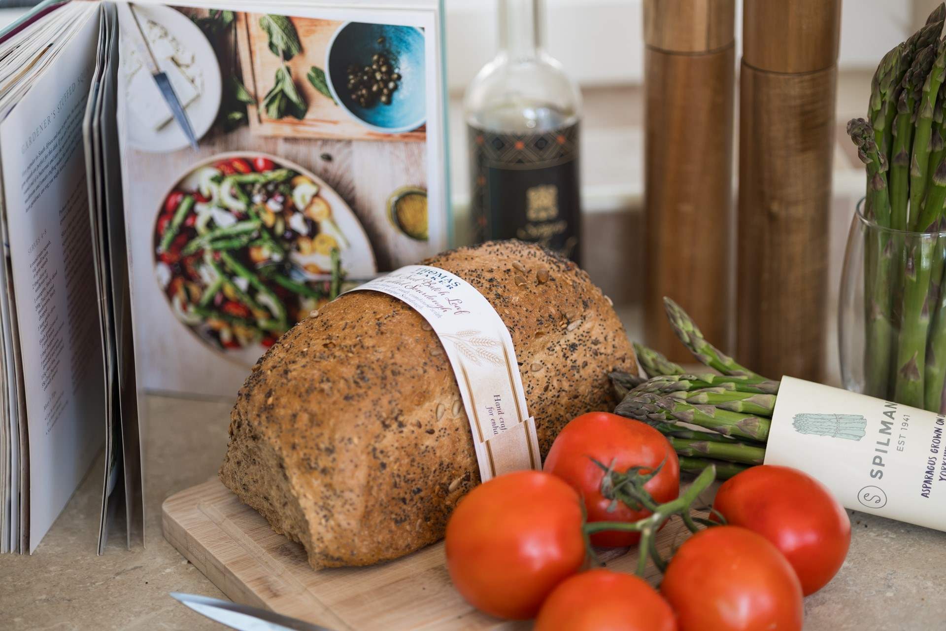 Asparagus grown locally, a real treat.