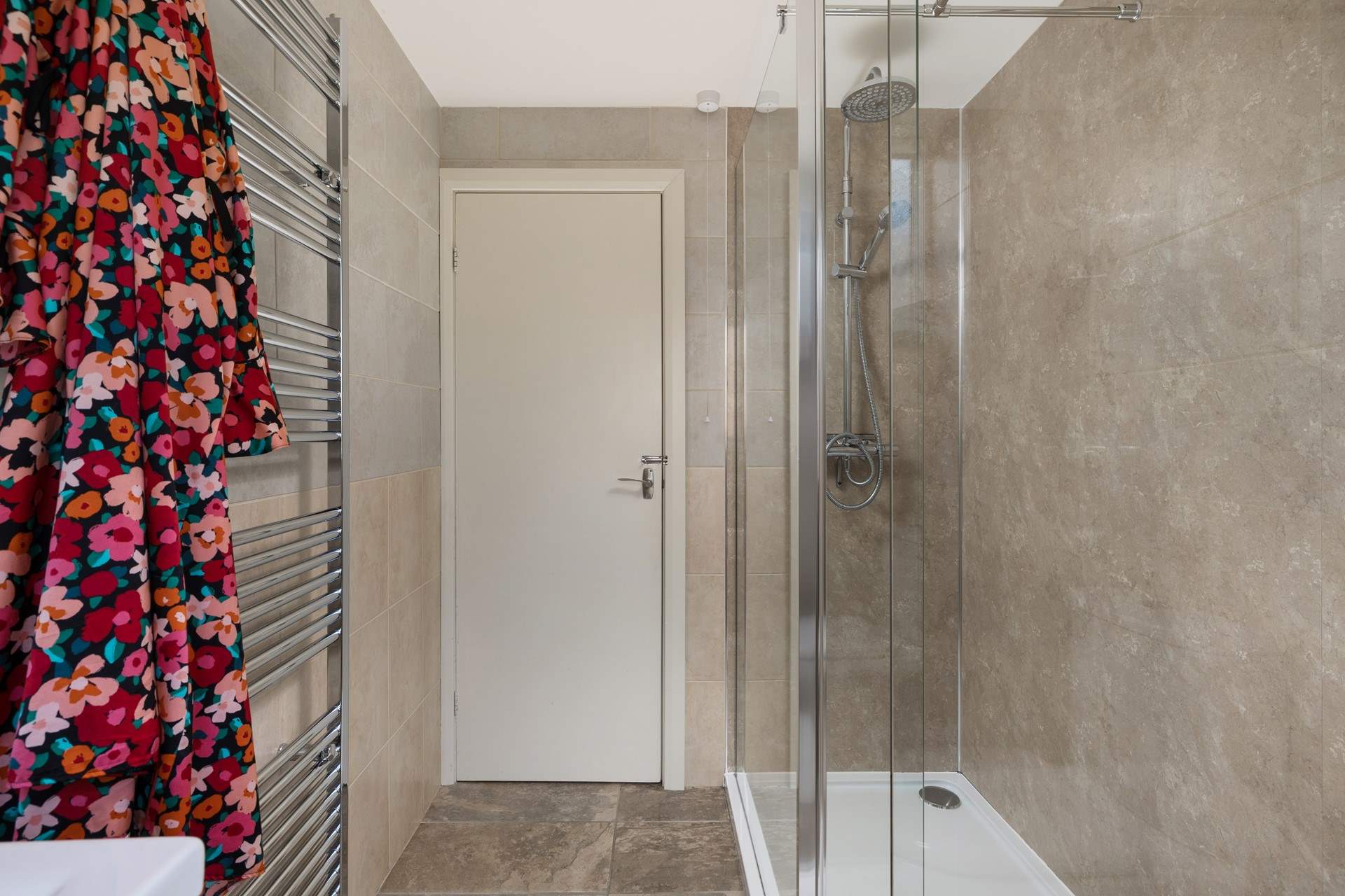 Wrap up in a warm towel after a long hot shower. 