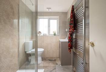 Enjoy a long hot shower before retiring to a cosy bed.