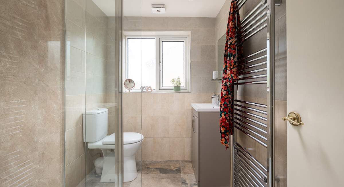 Enjoy a long hot shower before retiring to a cosy bed.