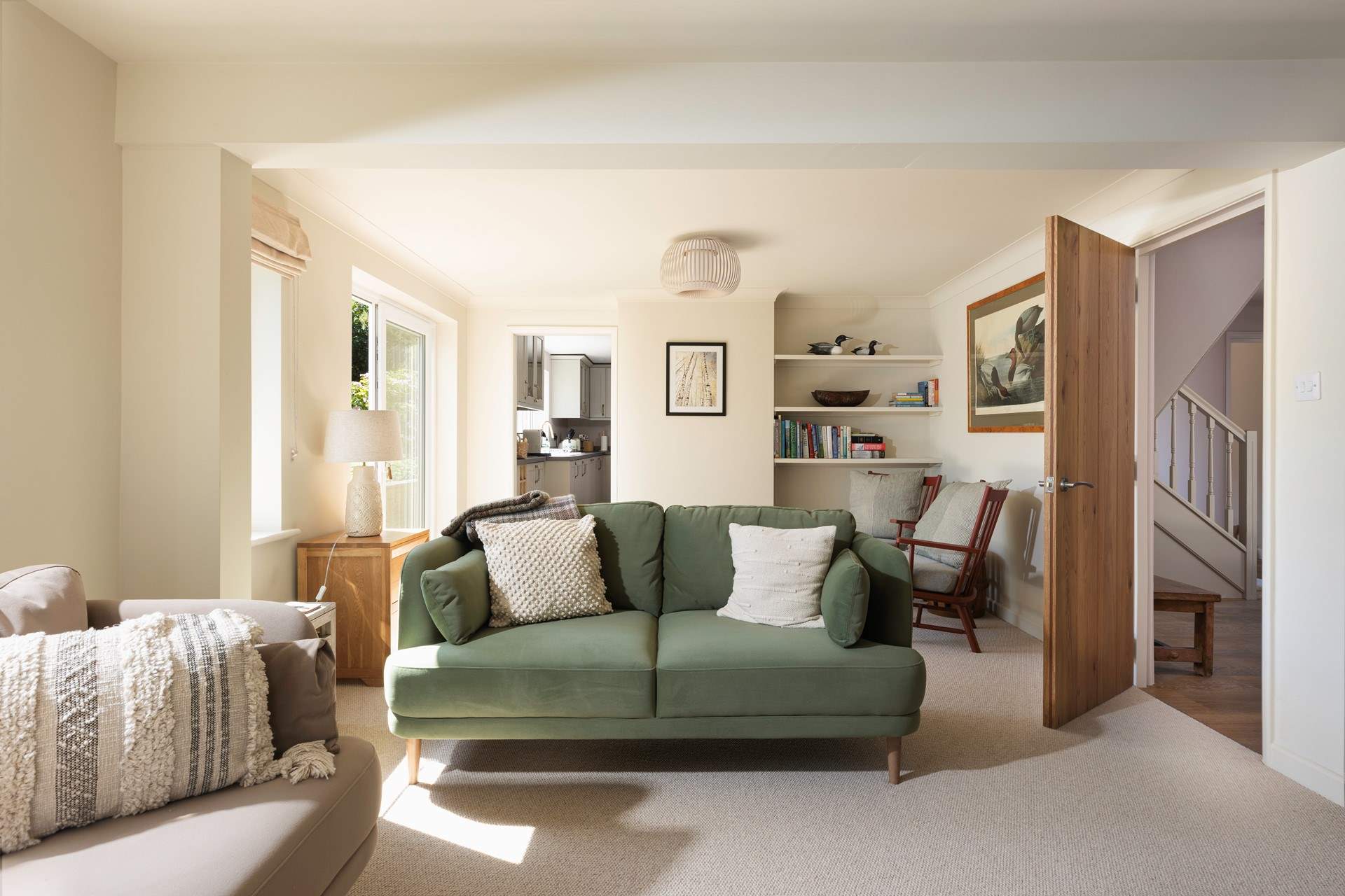 The kitchen can be accessed via the sitting-room and the hallway giving a wonderful flow to this house. 