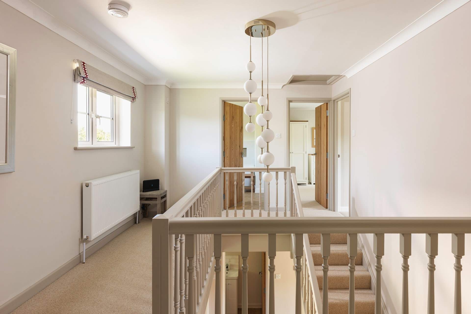 Even the landing is gorgeous!