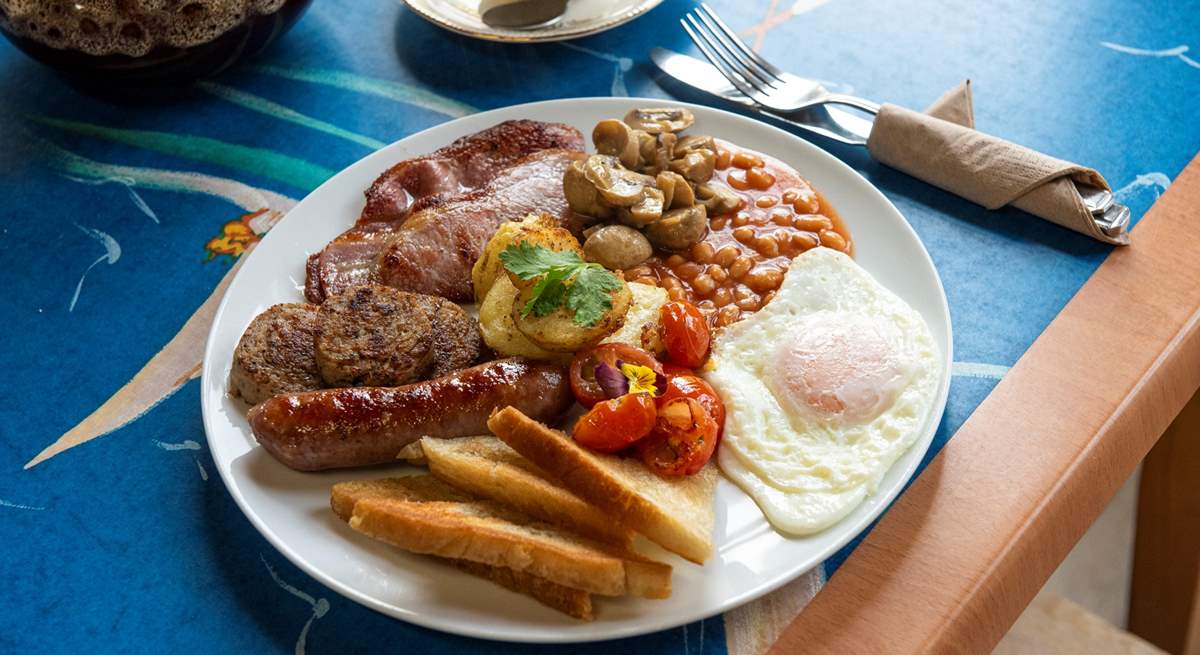 Indulge in one of the bountiful breakfasts on offer at the on-site café, Fat Apples.