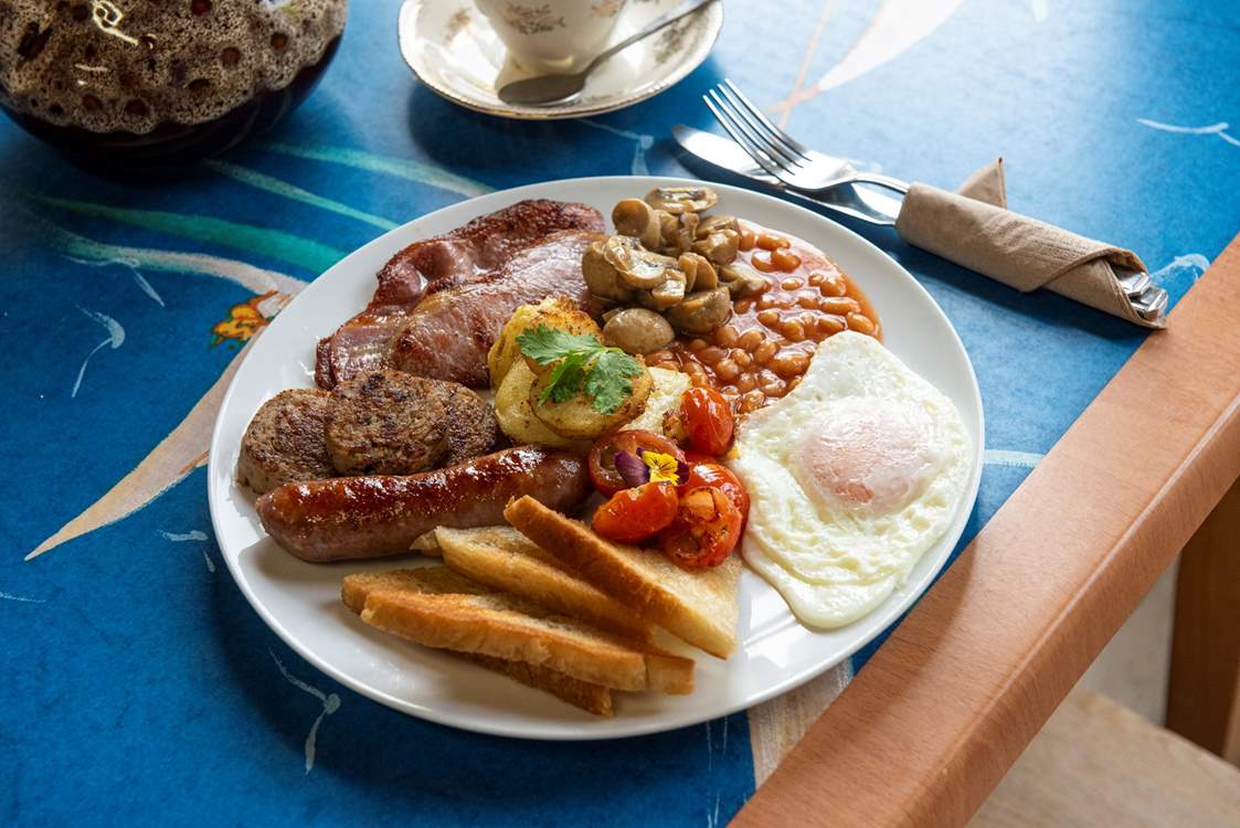 Indulge in one of the bountiful breakfasts on offer at the on-site cafe, Fat Apples.