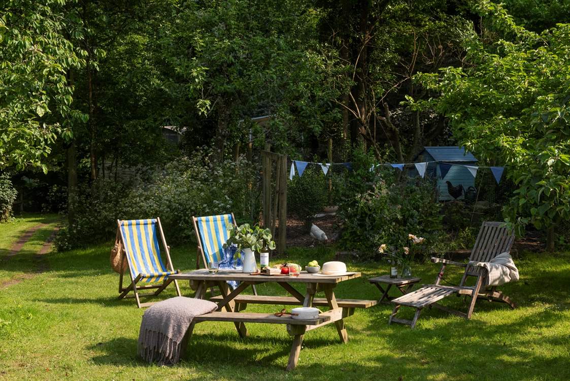 There is an abundance of outdoor space, some of which is communal.