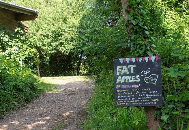 The renowned Fat Apples cafe is conveniently placed on site and is open for breakfast and lunch, with periodic evening events.