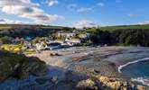 Porthallow beach in winter! There's not many places where the woodland is so close to the ocean. - Thumbnail Image