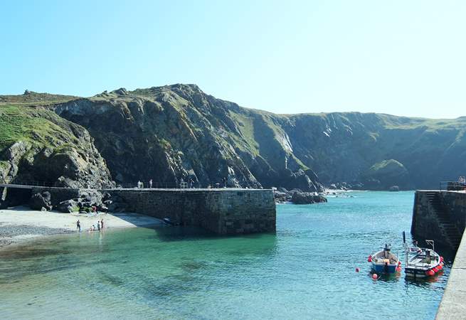 Visit Mullion Cove to see the island that is a bird sanctuary, just off shore.