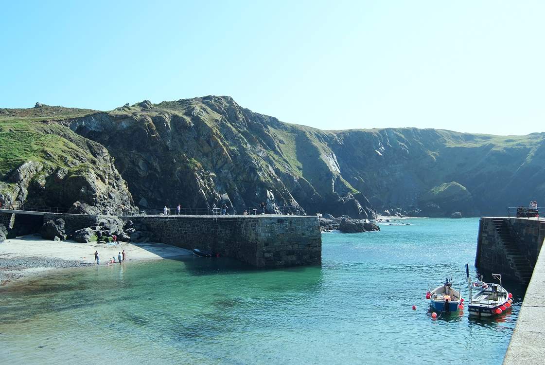 Visit Mullion Cove to see the island that is a bird sanctuary, just off shore.
