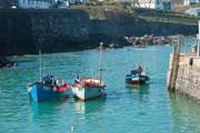 Coverack beach and harbour is a short drive away.