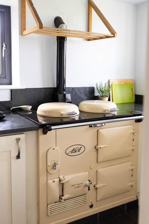 Enjoy cooking on the beautiful electric Aga.