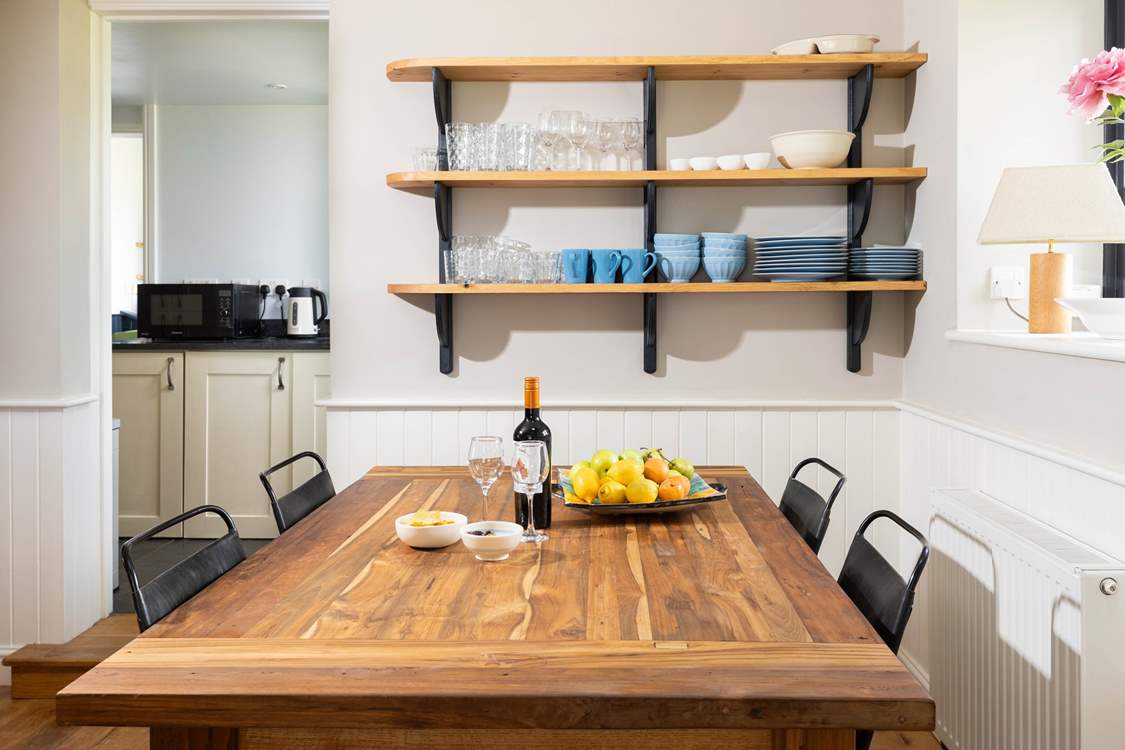 Beautiful rustic styling throughout the property.