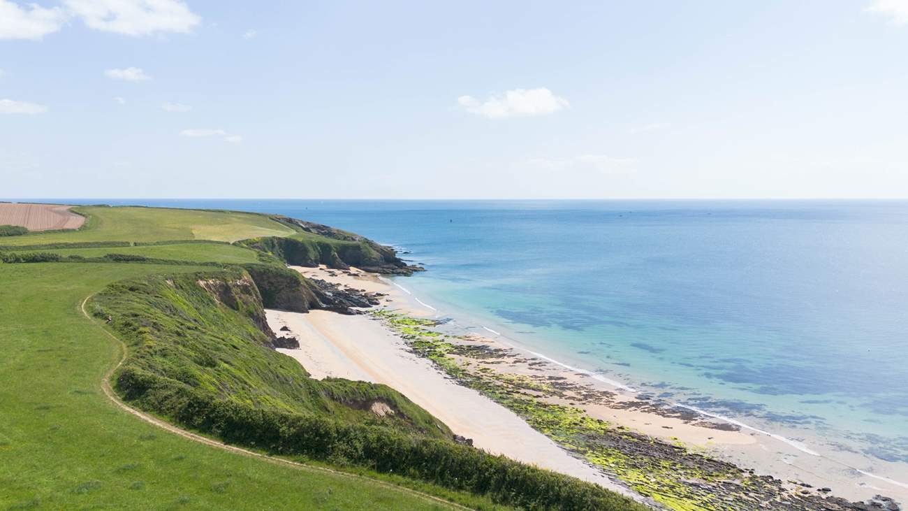 The stunning coastal footpath opposite The Engine House.