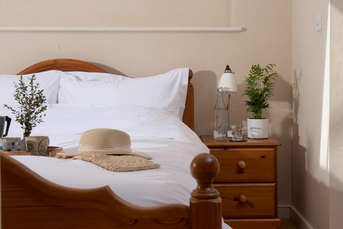 Holiday lie-ins are a must at Laundry Cottage.
