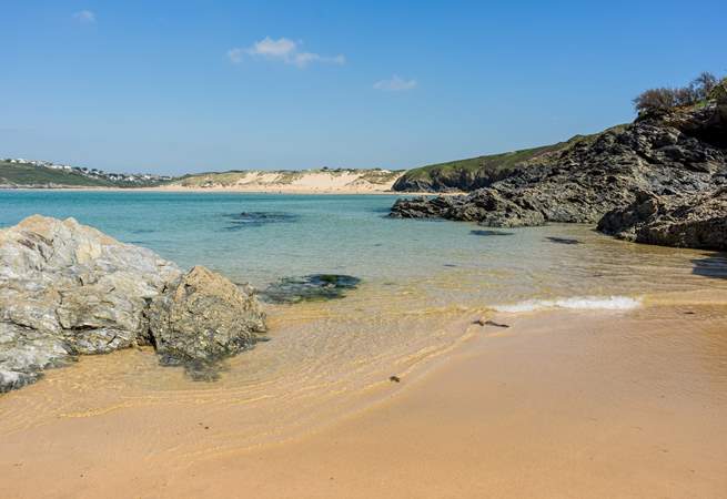 Dip your toes in the water at Crantock.