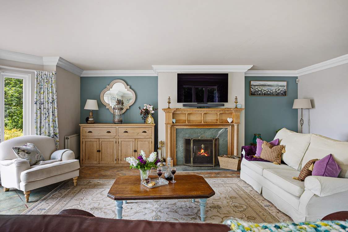 Welcome to Hope House your unique holiday abode.
The sitting-room, with its log-burner and Smart TV, is a room that all the family will enjoy, no matter the season.