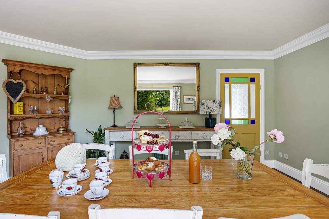 From a Christmas feast to afternoon tea, this is a house for all seasons.