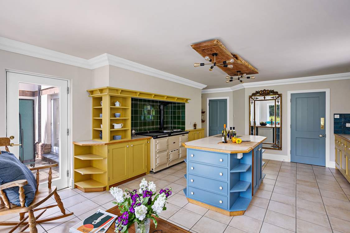 The kitchen is fully equipped and ready for you to cook up a storm should the mood take you.