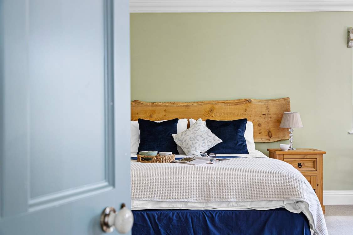 Each room is grand in size, with bespoke headboards and fresh crisp linens.