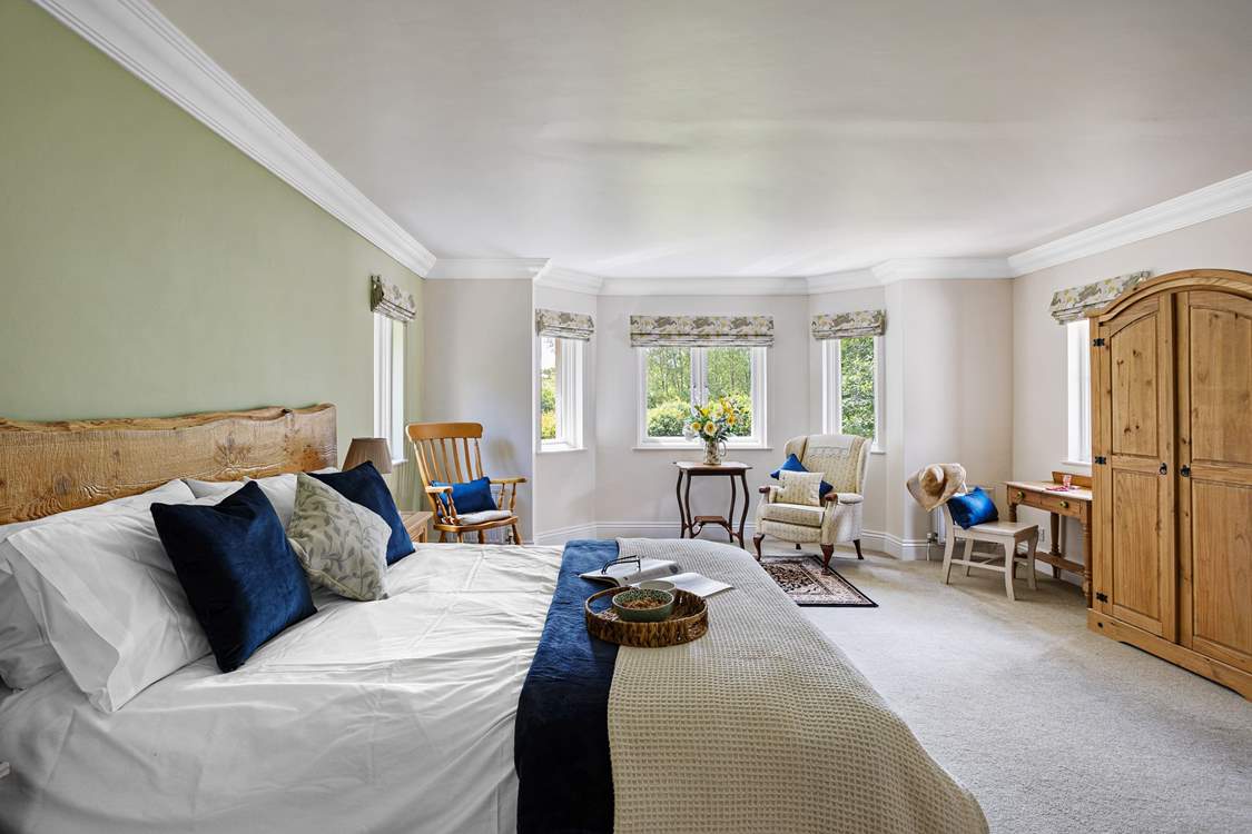 Should you need to find a reading nook then each room has a perfectly positioned chair.