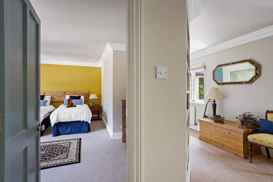 Bedroom 3 also has a bespoke headboard and offers versatility thanks to the 'zip and link' bed.