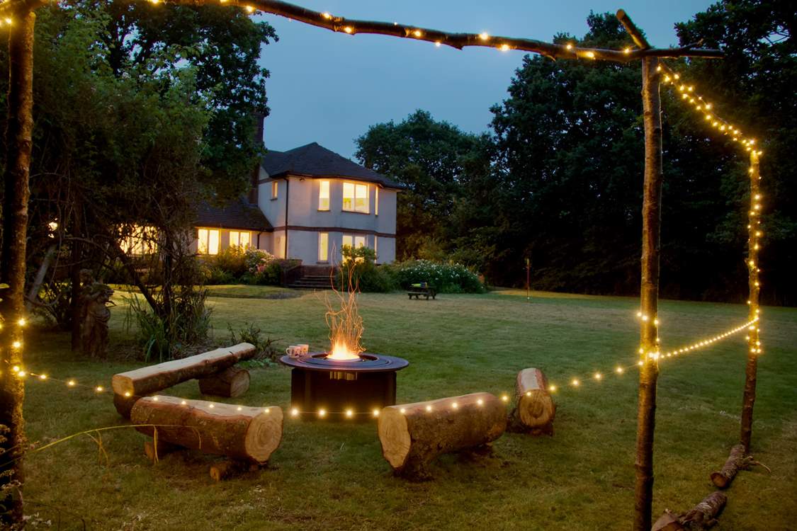 When the sun starts to set, why not gather round the fire pit and toast some marshmallows.