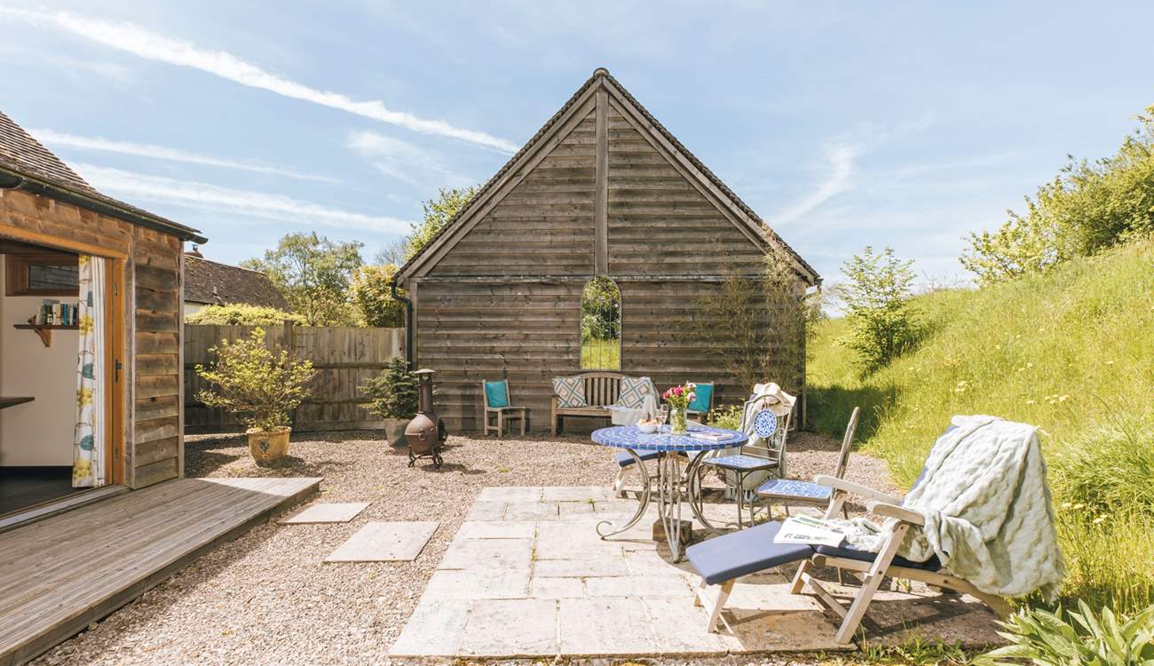 There is plenty of quality garden furniture to chill out and enjoy the fresh country air.