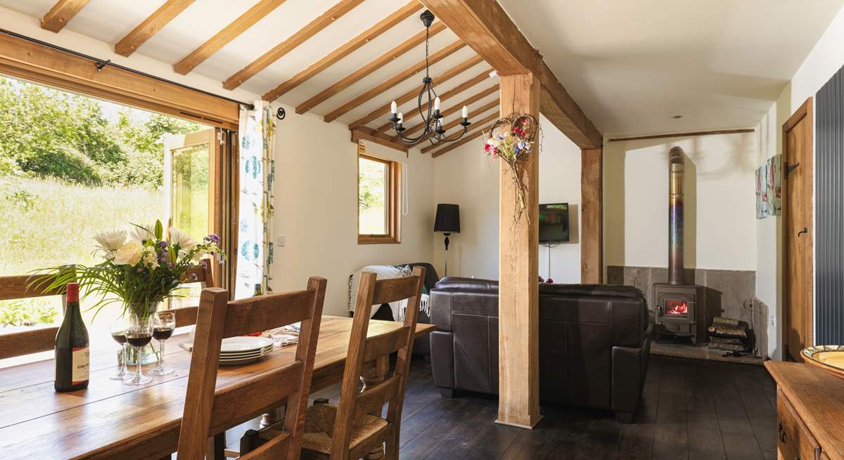 Relax with your loved ones in this welcoming open plan living and dining area.