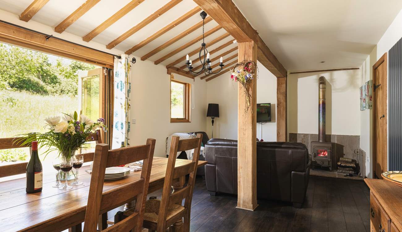 Relax with your loved ones in this welcoming open plan living and dining area.