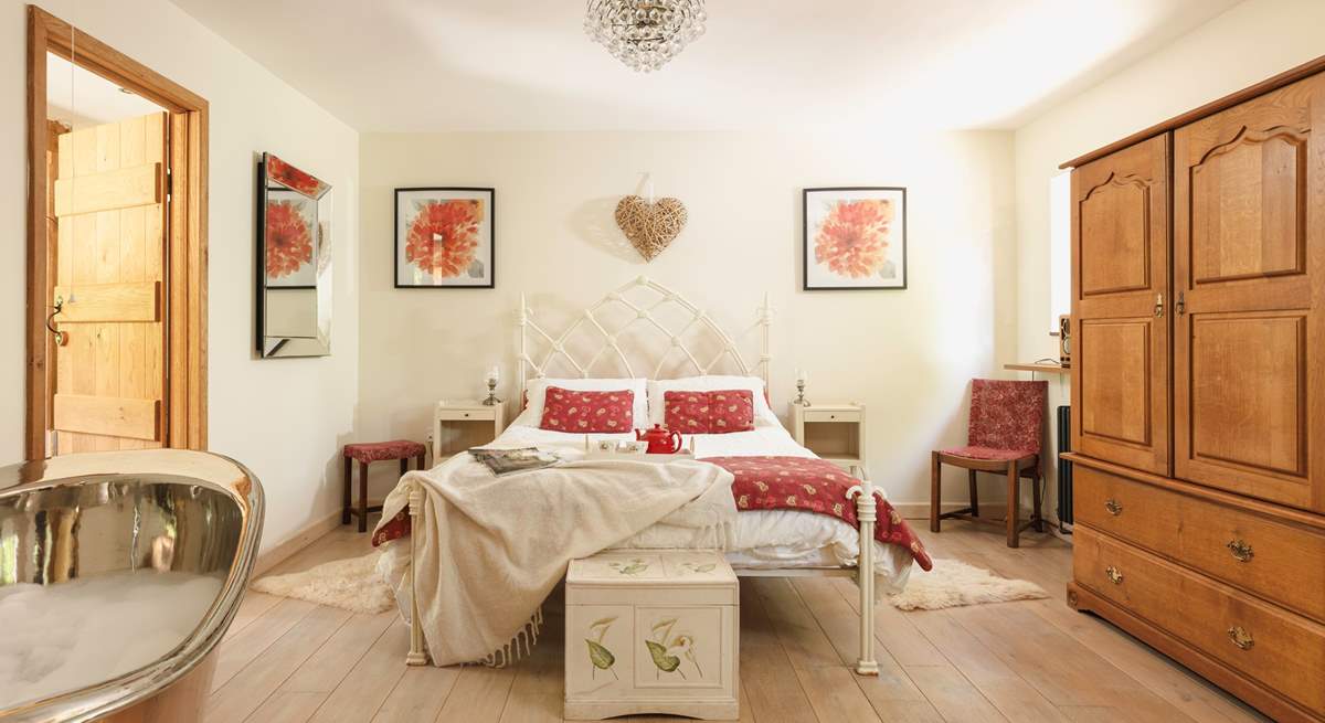 The principal bedroom is light, bright and spacious.