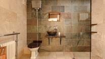 The modern wet-room offers a perfect pampering experience.