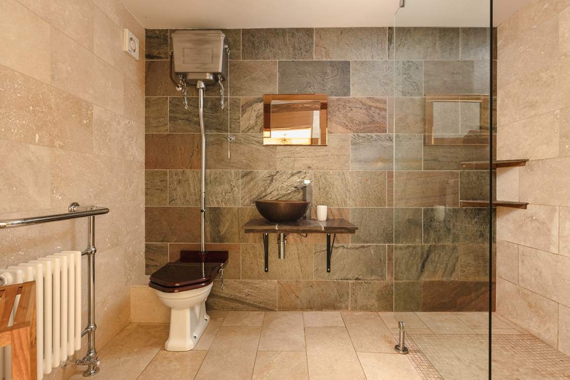The modern wet-room offers a perfect pampering experience.
