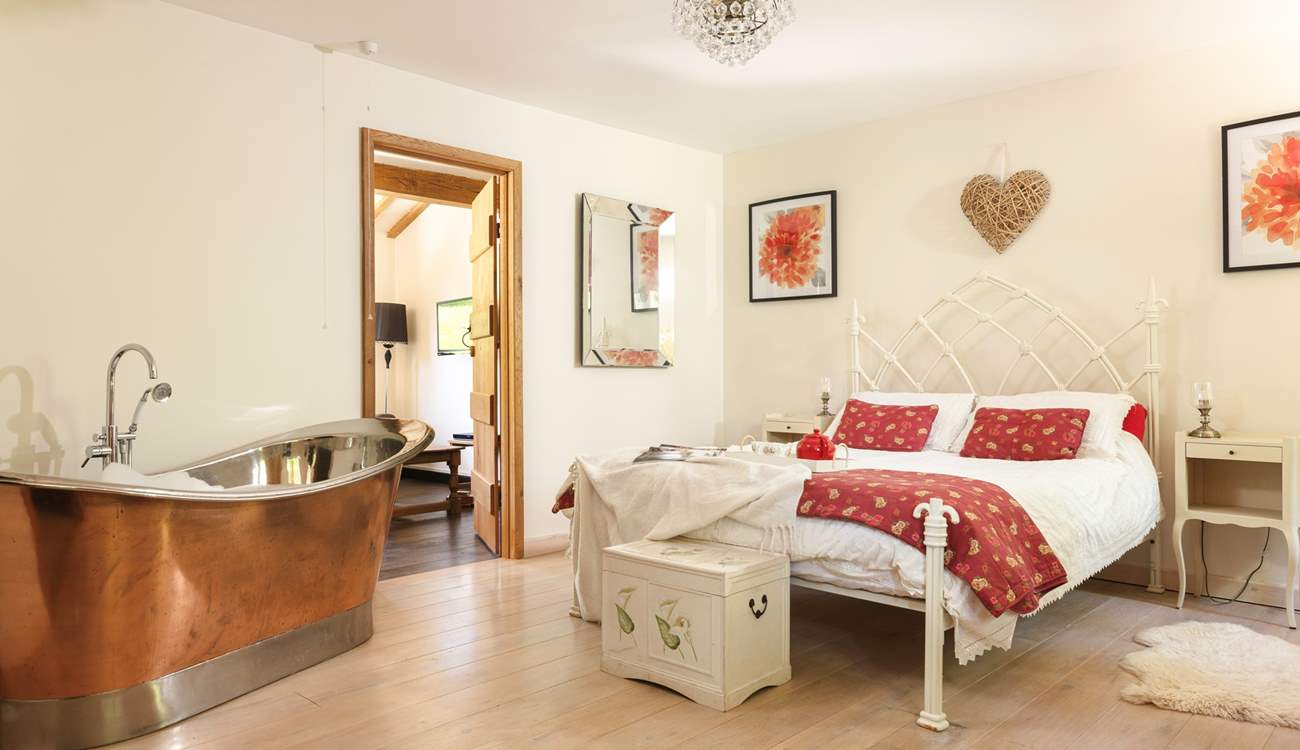 The elegant and stylish principal bedroom will invite you in.