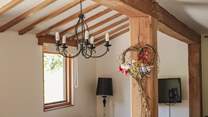 Exposed beams and those 'little touches' make for a memorable stay.