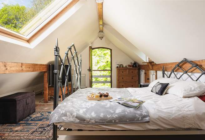 The second bedroom is just lovely, lie back and enjoy the views.