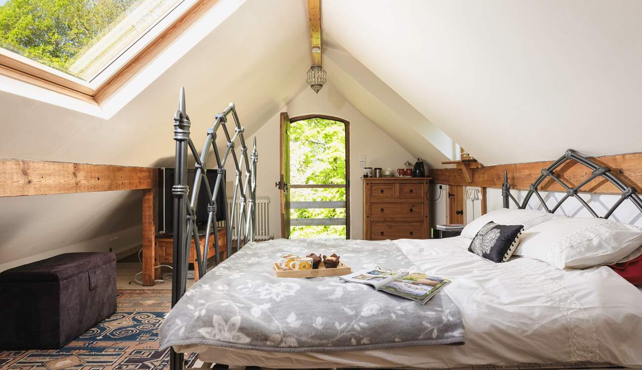 The second bedroom is just lovely, lie back and enjoy the views.