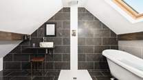 The monochrome theme continues with high end finishings and modern style.