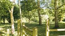 Explore the seven acres of picturesque landscapes.