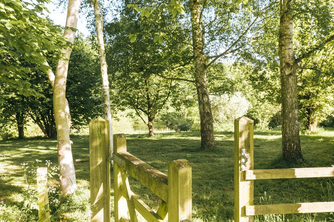 Explore the seven acres of picturesque landscapes.