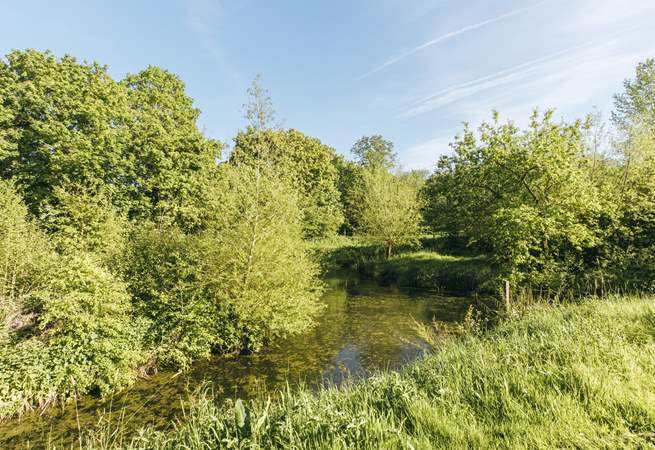 One of two tranquil ponds, the perfect place to while away the lazy summer evenings.