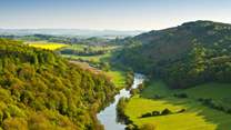 The stunning Wye Valley! This beautiful National Landscape is simply breathtaking. At its heart is the River Wye, one of the most natural rivers in Britain, which meanders majestically through the Welsh/English border. 