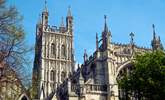 Gloucester Cathedral is one of Britain’s greatest buildings, representing over 1,300 years of Christian faith and heritage. The Cathedral is open daily, entry is by donation, and all are welcome. - Thumbnail Image