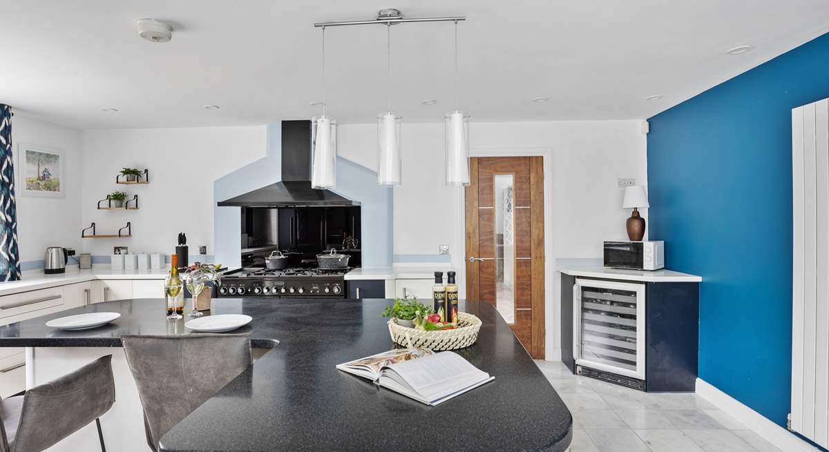 The kitchen is fully equipped, perfect for cooking up a family feast.