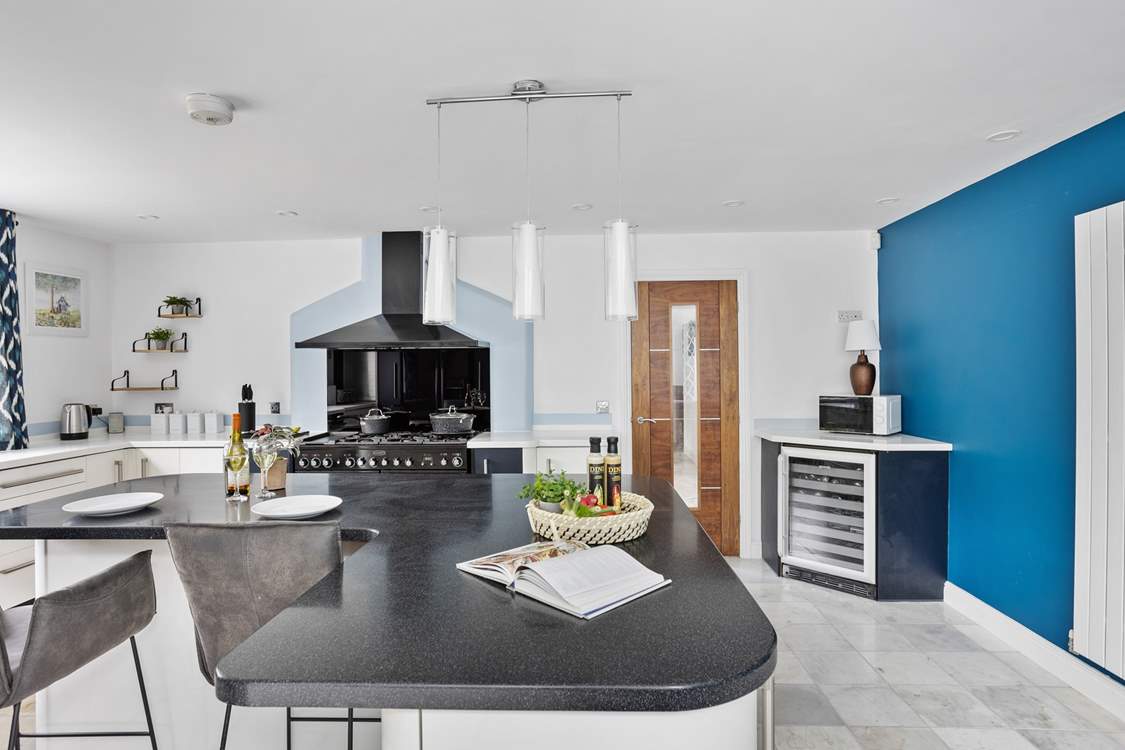 The kitchen is fully equipped, perfect for cooking up a family feast.